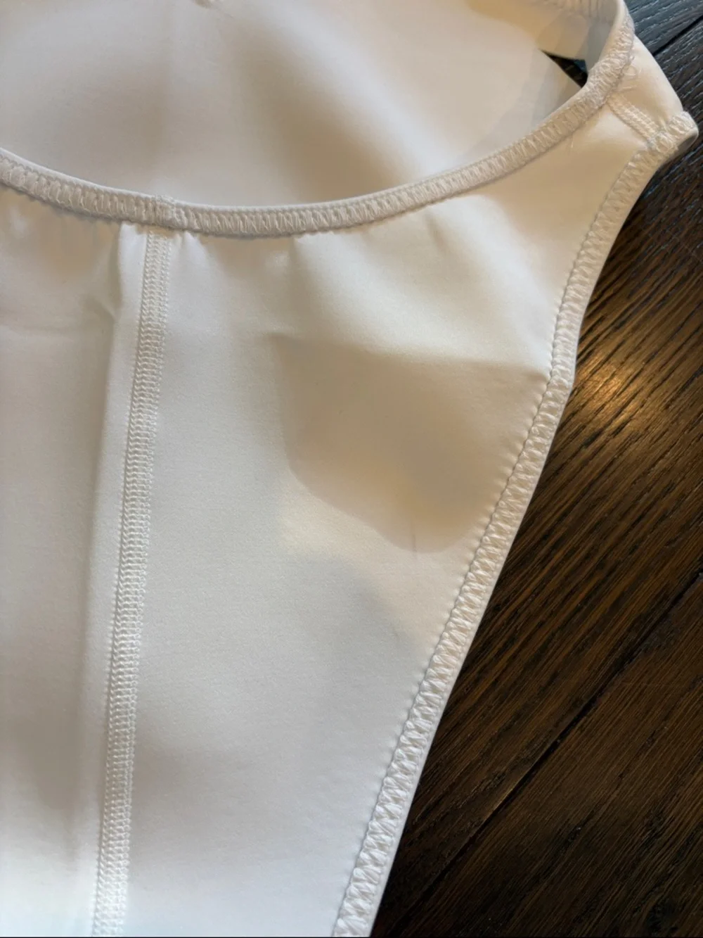 NEW GIGI C Charlie Halter One-Piece Swimsuit White Size: Medium
